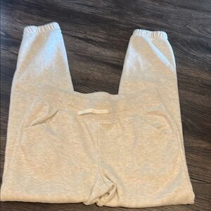 Kids Cream Jogger Pants